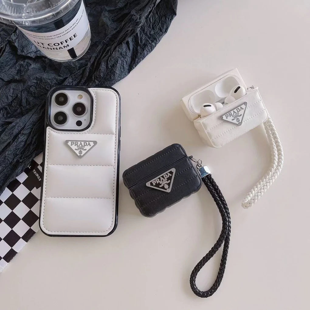 Prada set - סט אופנתי במיוחד לאיירפודס ולאייפון iphone case FantasyCaseIL