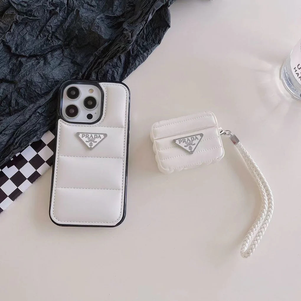 Prada set - סט אופנתי במיוחד לאיירפודס ולאייפון iphone case FantasyCaseIL