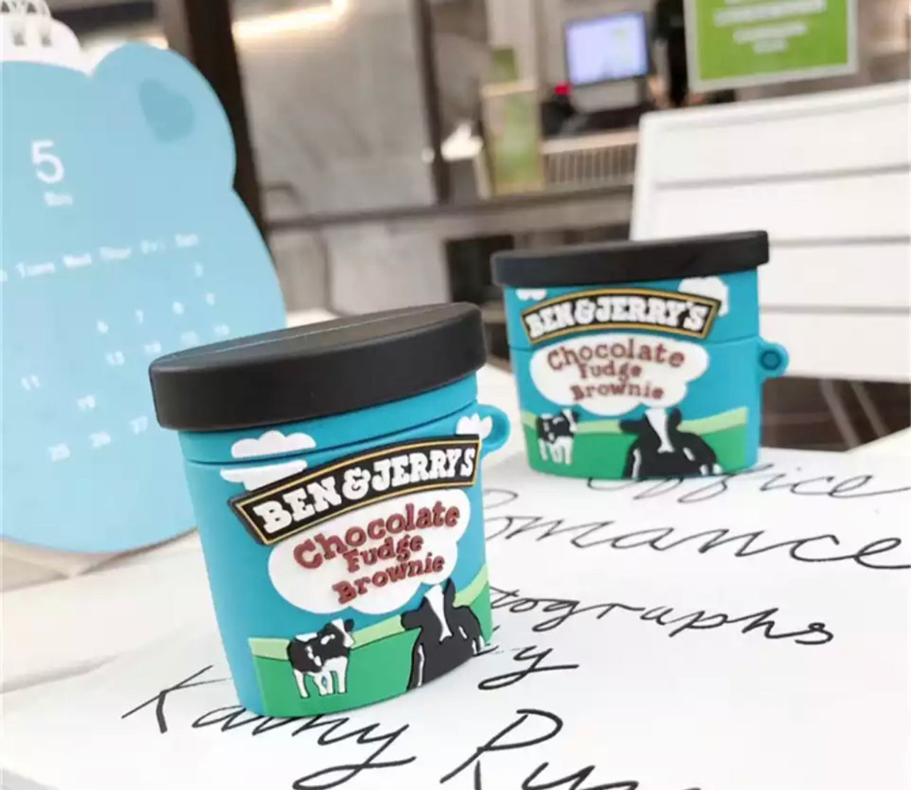 Ben & jerry’s case - כיסוי אופנתי איכותי וחמוד במיוחד לאיירפודס iphone case FantasyCaseIL