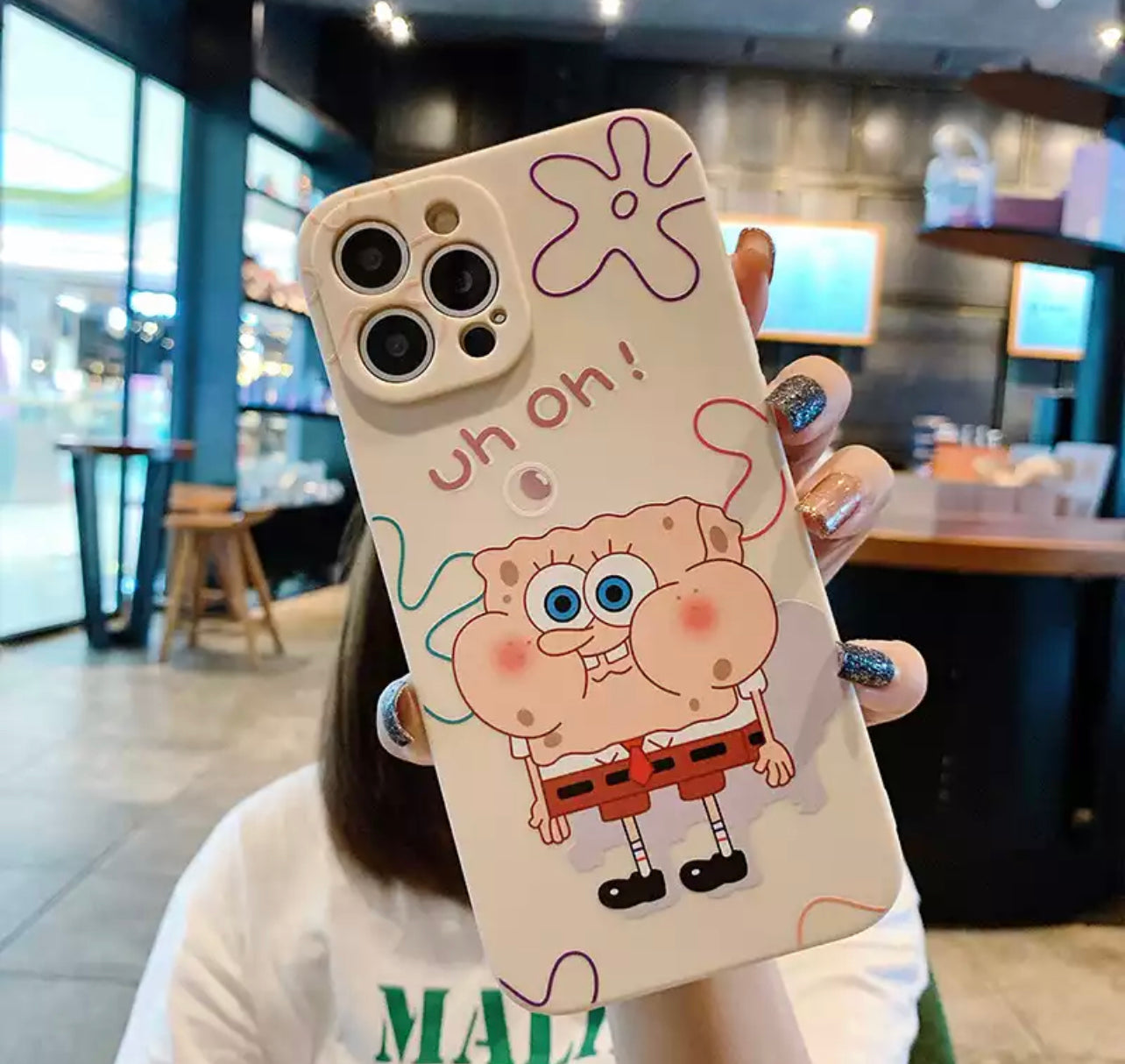 SpongeBob- כיסוי אופנתי מעוצב ומגניב במיוחד לאייפון iphone case FantasyCaseIL