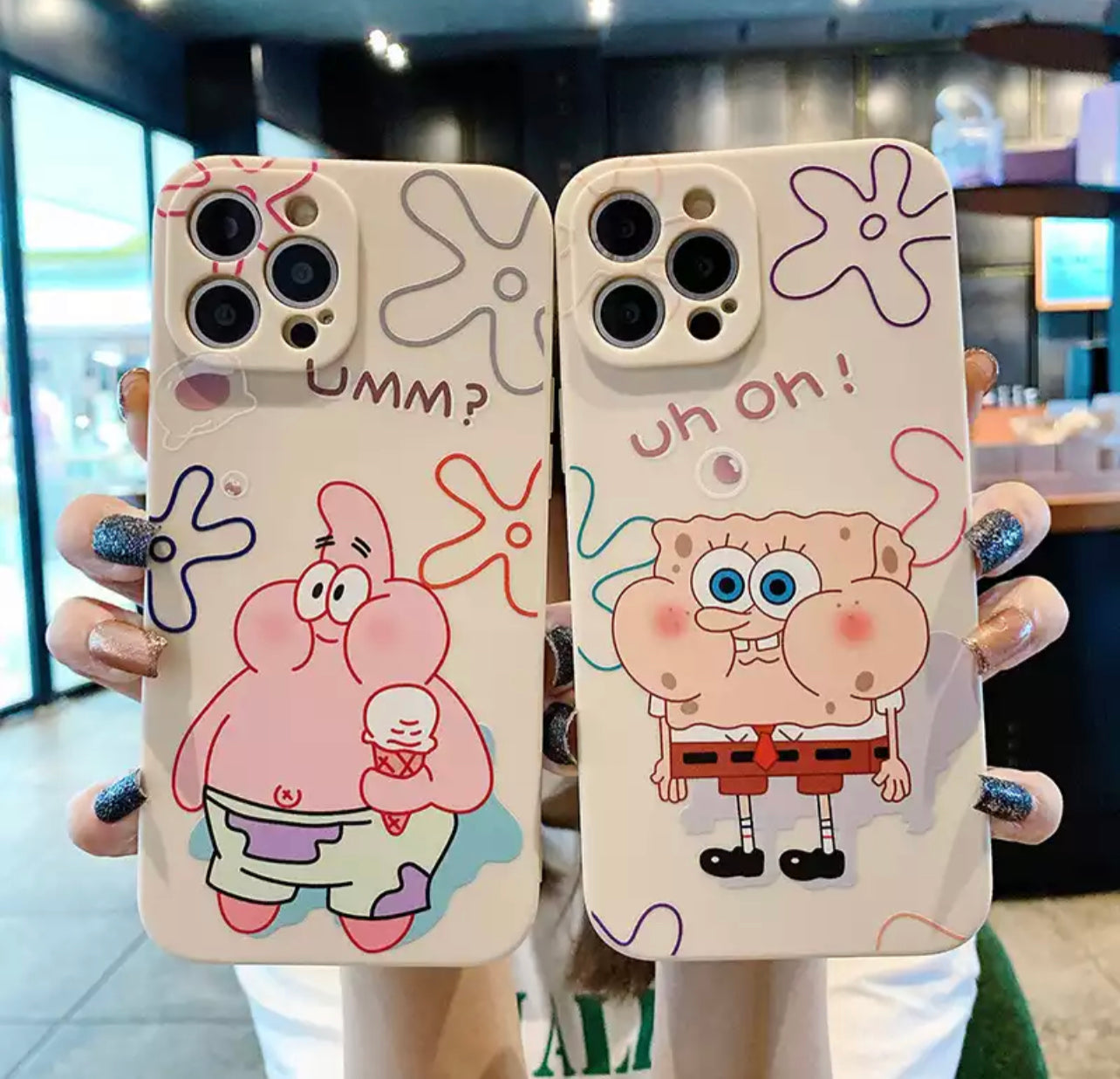 SpongeBob- כיסוי אופנתי מעוצב ומגניב במיוחד לאייפון iphone case FantasyCaseIL